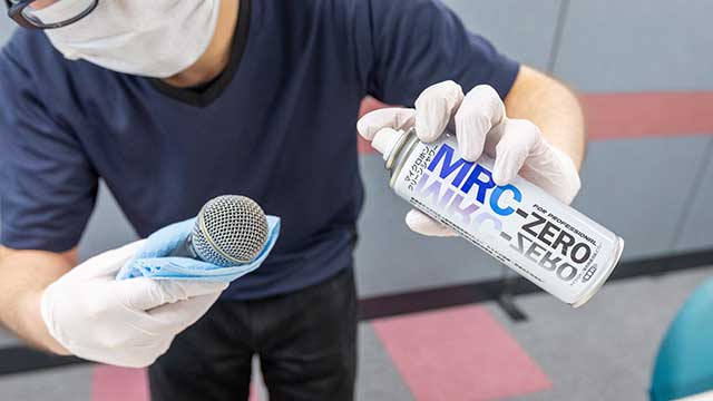 マイク等の除菌・消毒