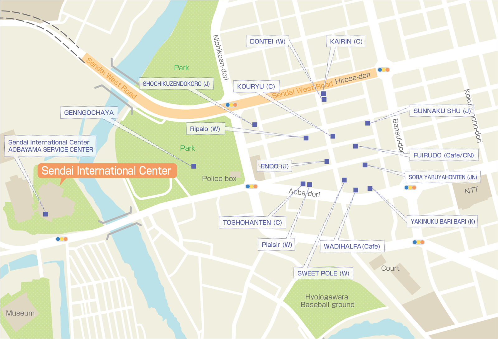 Lunch Map