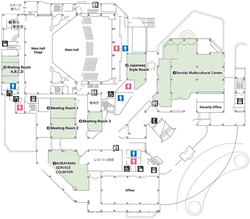 Floor GuideConference building 1F