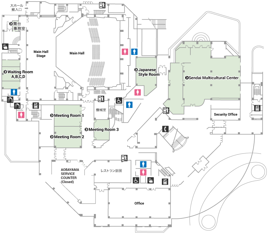 Floor GuideConference building 1F