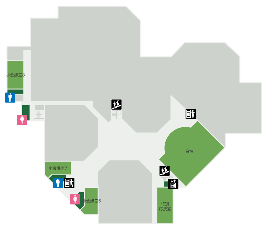 フロアマップ：会議棟 3階